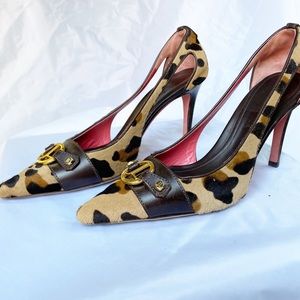 Vintage Judith Lieber Pony Hair shoes